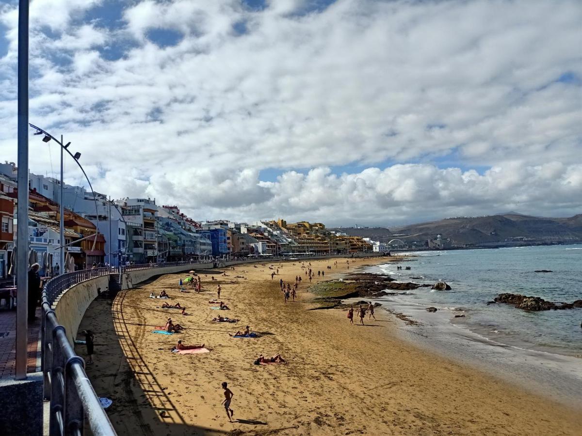 Estudio Vacacional W&G Las Canteras Con Bonitas Vistas Al Mar Las Palmas de Gran Canaria Kültér fotó