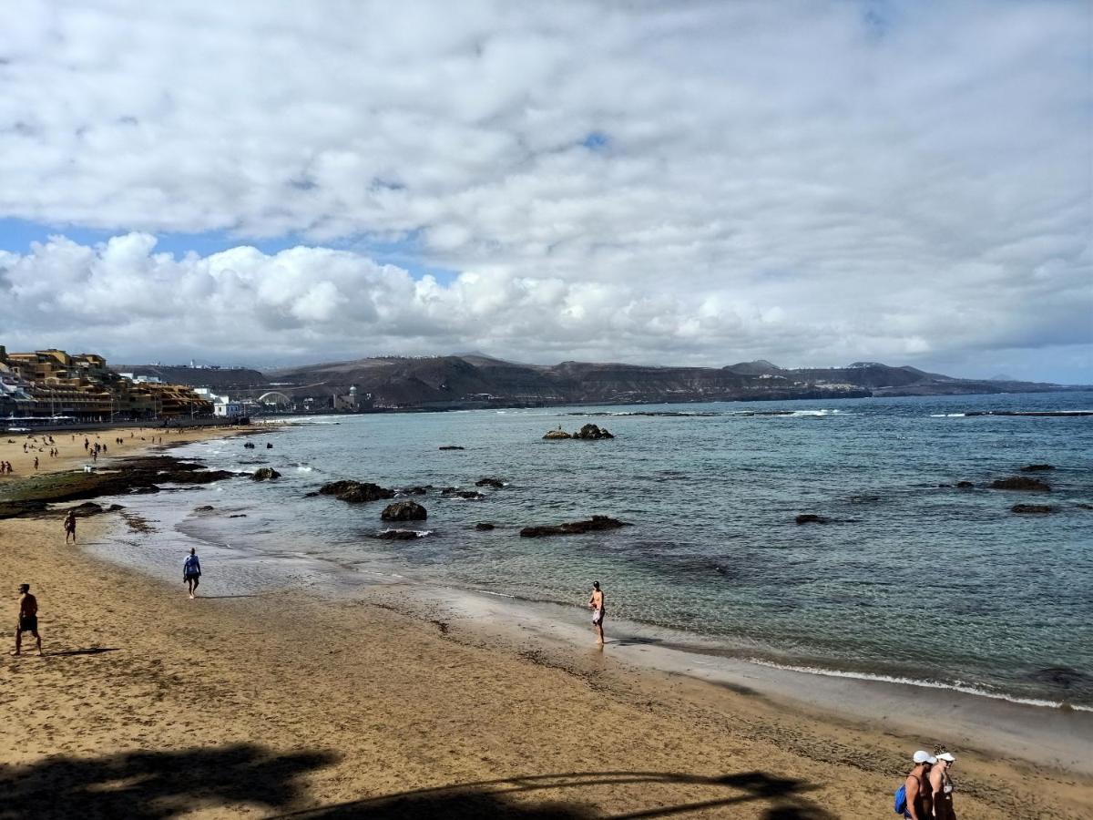 Estudio Vacacional W&G Las Canteras Con Bonitas Vistas Al Mar Las Palmas de Gran Canaria Kültér fotó